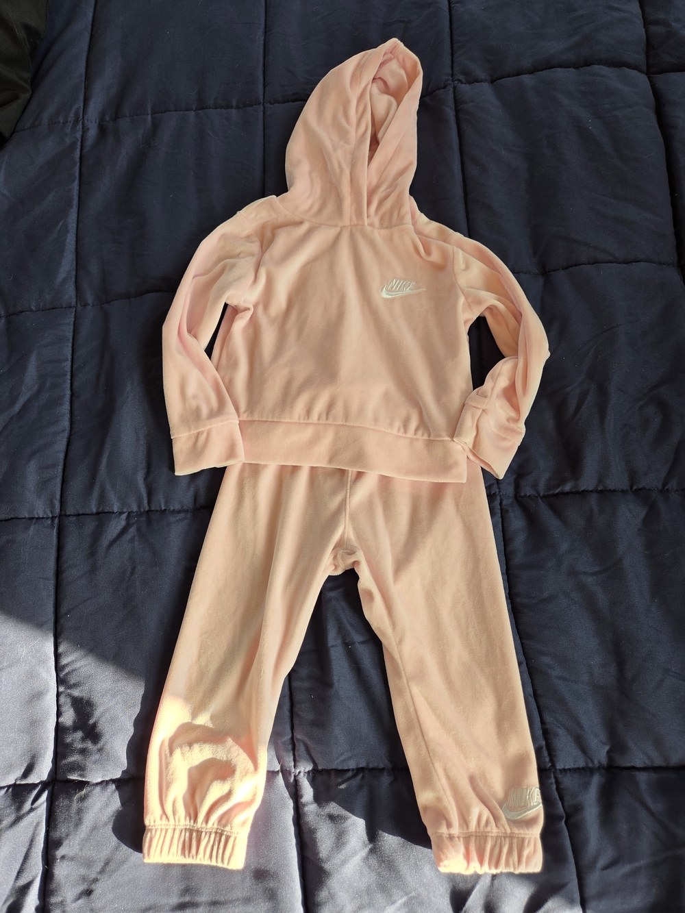Nike Peach Pink Hoodie and Joggers Set
